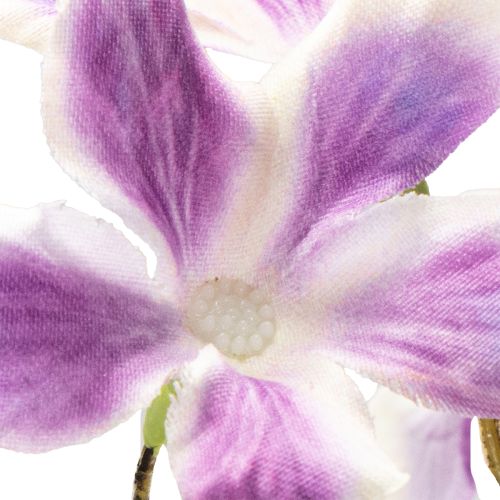 Artikel Künstlicher Clematiszweig Lila 110 cm 3er Set Dekoration langlebig