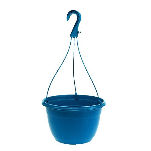 Floristik21 Blumenampel 25cm Blau