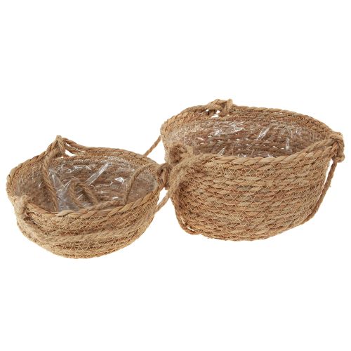 Artikel Blumenampel Seegras Hängende Körbe Pflanzenschale Boho Stil