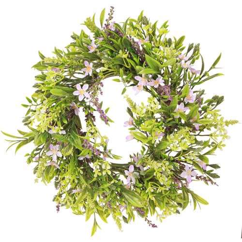 Artikel Blumenkranz Künstlich Lavendel Bachblüten Ø33cm Lila Dekoration