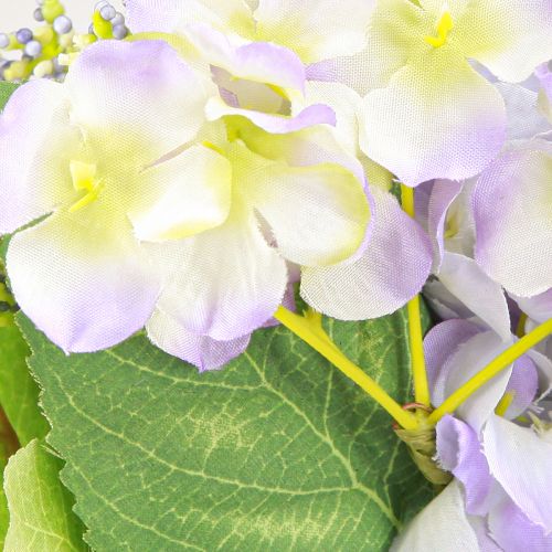 Floristik21 Künstlicher Blumenkranz mit Rebenkranz Ø55cm, Sommerdeko, vielseitig einsetzbar, pflegeleicht