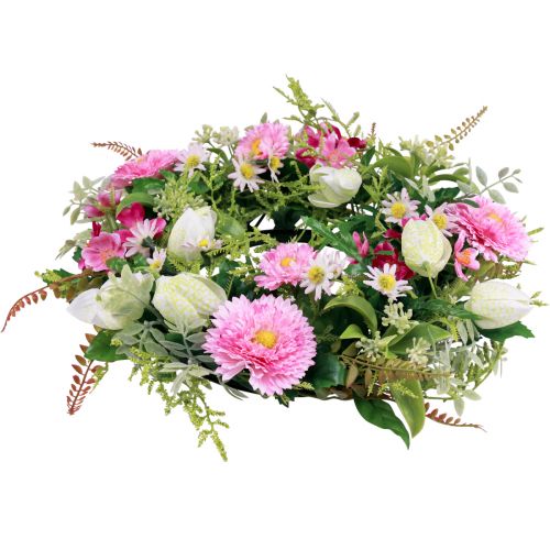 Floristik21 Blumenkranz künstlich Türkranz Frühling Sommer Ø30cm H9cm