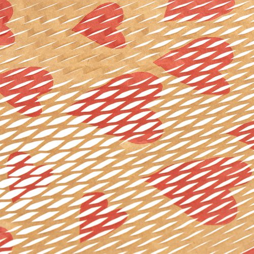 Artikel Geschenkpapier nachhaltig mit Herzdesign 25m – Umweltfreundlich und dekorativ
