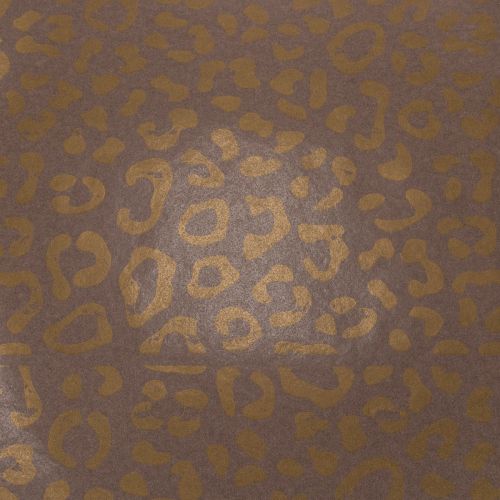 Blumenseide Braun Leopardenmuster Nassfest 50x75cm 20 Bögen | Floristik21.de