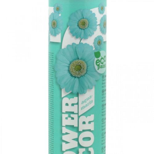 Floristik21 Blumenspray Flower Decor Hellblau Aquamarin Farbspray 400ml