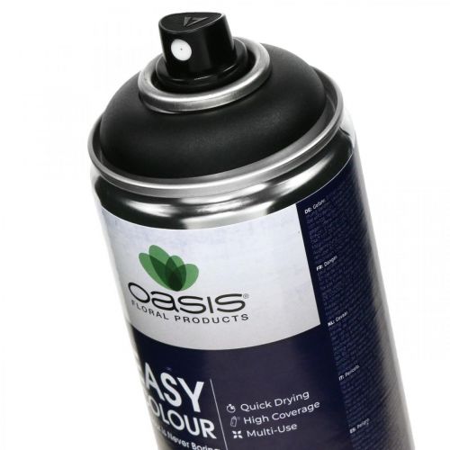 Floristik21 OASIS® Easy Colour Spray, Lack-Spray Schwarz 400ml