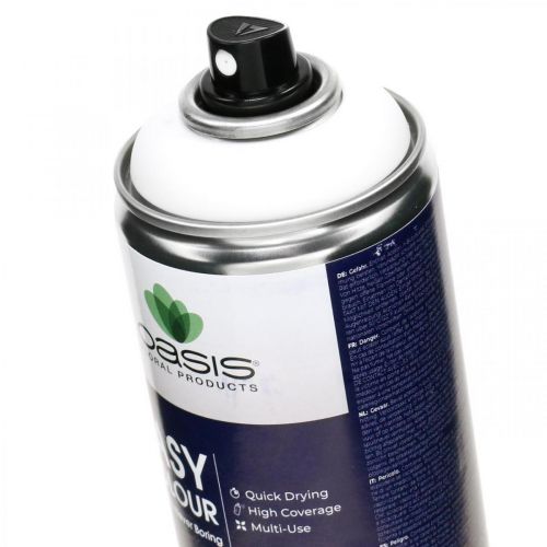 Floristik21 OASIS® Easy Colour Spray, Lack-Spray Weiß, Winterdeko 400ml
