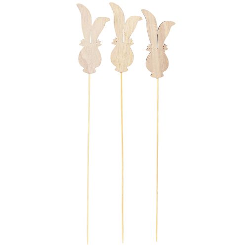 Artikel Blumenstecker Holz Hasenkopf Deko 11cm 12 St Frühlingsdeko Osterdeko