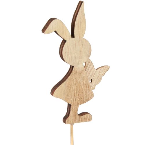 Artikel Farbenfrohe Ostern: Holz-Blumenstecker Hasen Deko 16 Stk