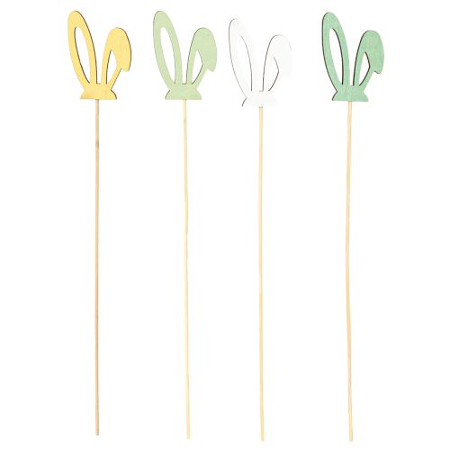 Artikel Osterdeko Holz Blumenstecker Hasenohren bunt 5x7cm 16 Stk.