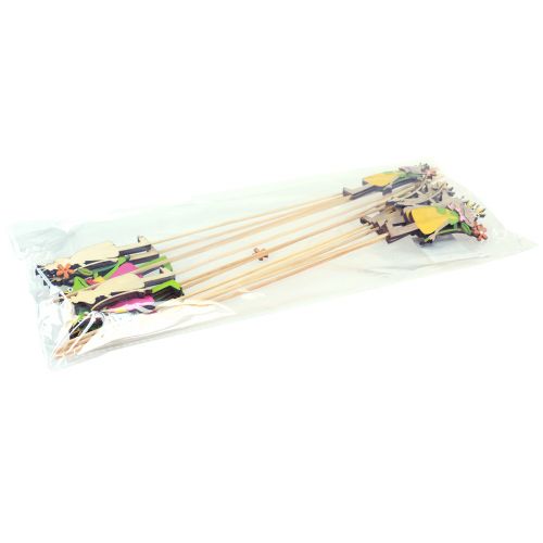 Artikel Blumenstecker Froschkönig Dekostecker Holz 8cm 12 St