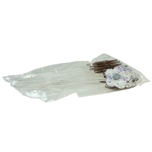 Artikel Blumenstecker Schmetterling Blume Dekostecker Holz 7cm 12 St