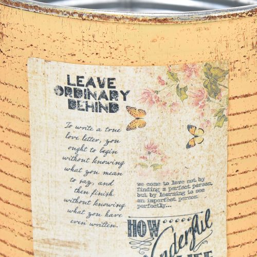 Artikel Aluminium Blumentopf Dose 15cm Innenbereich 3er-Set