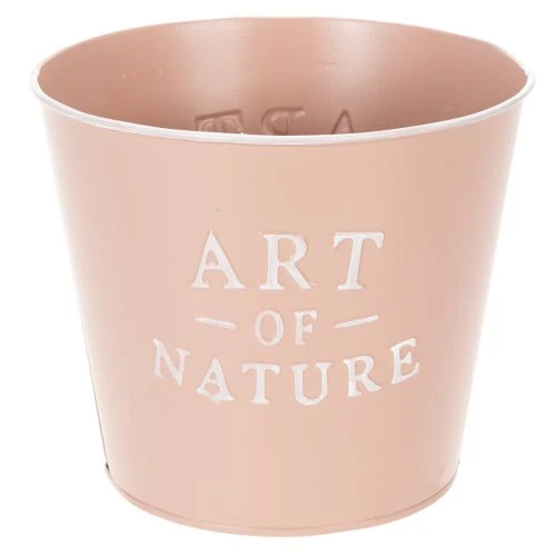 Artikel Blumentopf Zink Art of Nature Altrosa Ø17,5cm H15cm