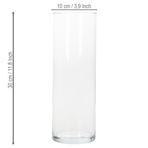 Artikel Glaszylinder Vase 30 cm Transparent für Dekoration und Blumenarrangements