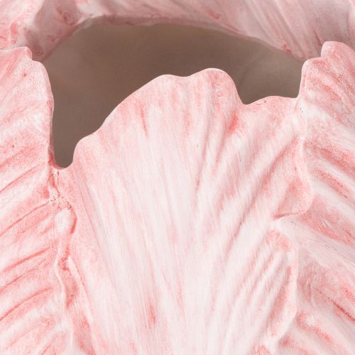 Artikel Dekorative Blumenvase 16 cm Rosa Tulpenmotiv 2-teilig für stilvolle Tischdekoration