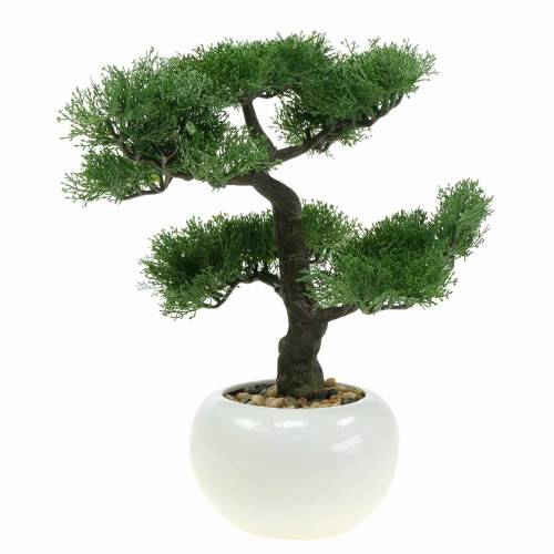 Floristik21 Bonsai Baum Kiefer Künstlich im Topf H36cm