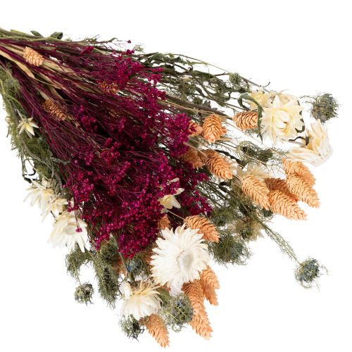 Artikel Trockenblumenstrauß aus natürlichen Materialien 50 cm für Tischdekoration