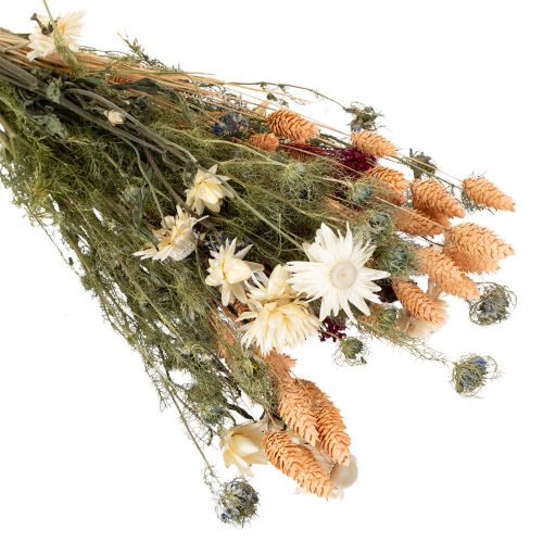 Trockenblumenstrauß aus natürlichen Materialien 50 cm für Tischdekoration | Floristik21.de
