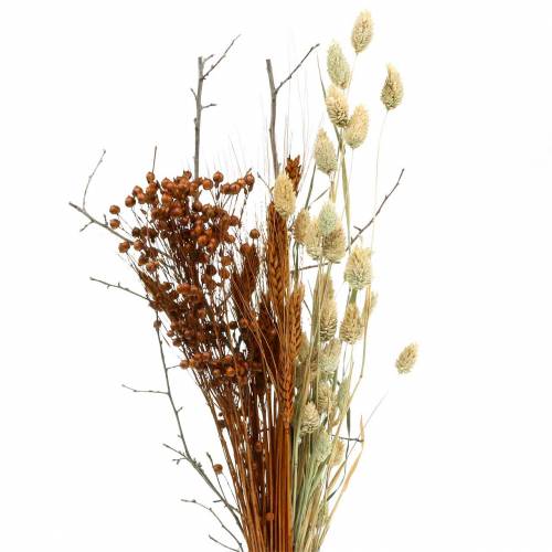 Floristik21 Wildblumen-Bouquet Natur, Orange 25–60cm 65g