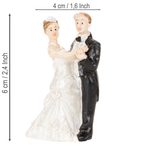 Brautpaar 6cm 2St | Floristik21.de