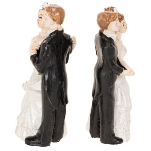 Brautpaar 6cm 2St | Floristik21.de