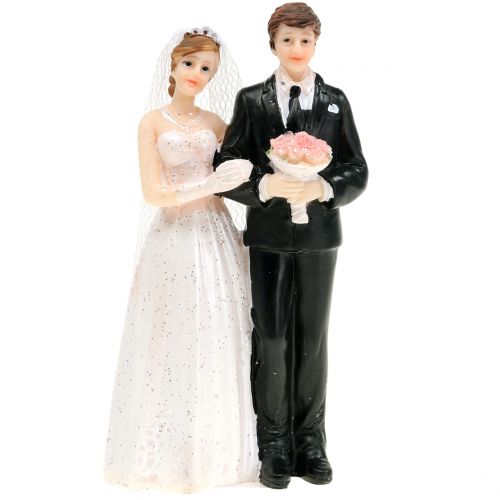 Floristik21 Brautpaar Hochzeitsfigur 10cm
