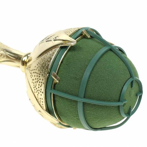 Brautstraußhalter Elegant Gold Steckschaum 2St