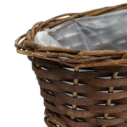Floristik21 Brotkorb oval ungeschält 35cm H10cm