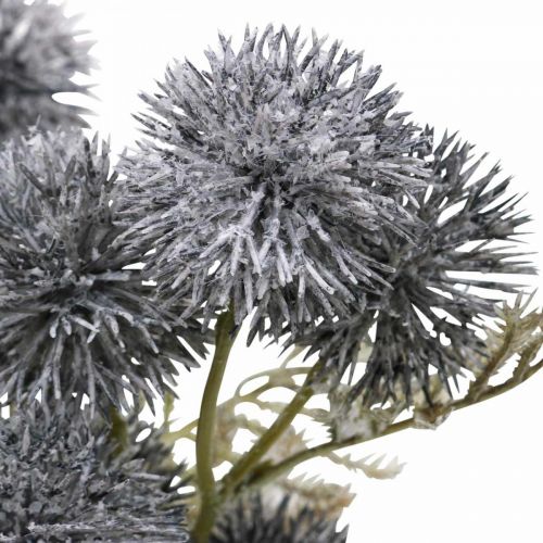 Floristik21 Kunstpflanzen Distel Blau Kugeldistel L33cm 3St