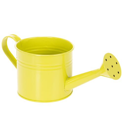 Bunte Gießkanne Deko Ø11cm H9,5cm zum Bepflanzen, Frühlingstischdeko Metall 8er-Set | Floristik21.de