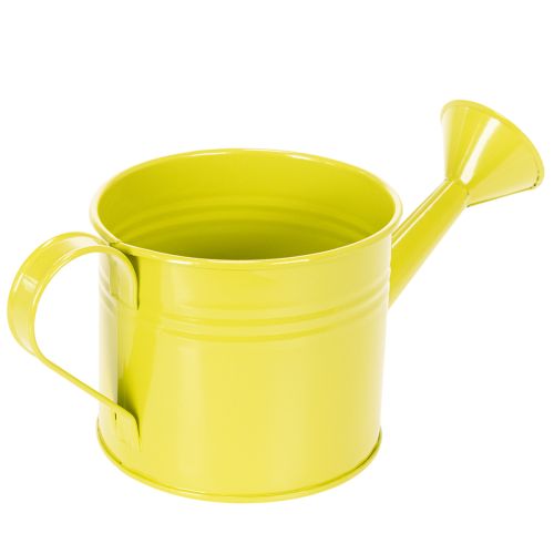 Bunte Gießkanne Deko Ø11cm H9,5cm zum Bepflanzen, Frühlingstischdeko Metall 8er-Set | Floristik21.de