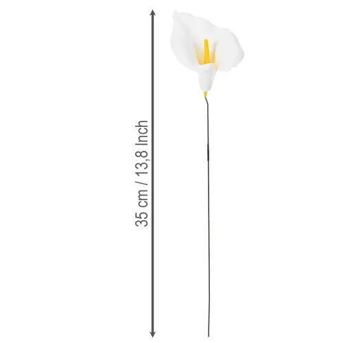 Kunstblume Calla Weiß mit