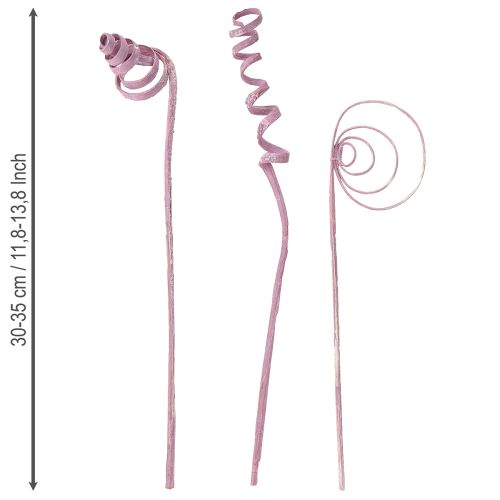 Artikel Cane Coil Berry Dekospiralen Set 75 Stück für Floristik