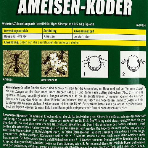 Floristik21 Celaflor Ameisen-Köder 2 Stück