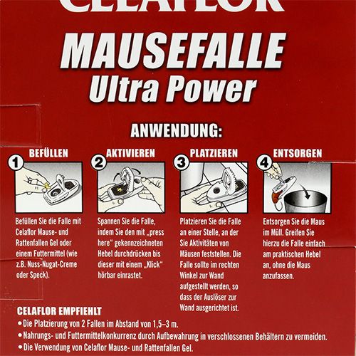 Celaflor Mausefallen Ultra Power 2St