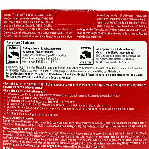 Floristik21.de Ratten & Mäuse Getreideköder 500g - zuverlässige Wirkung