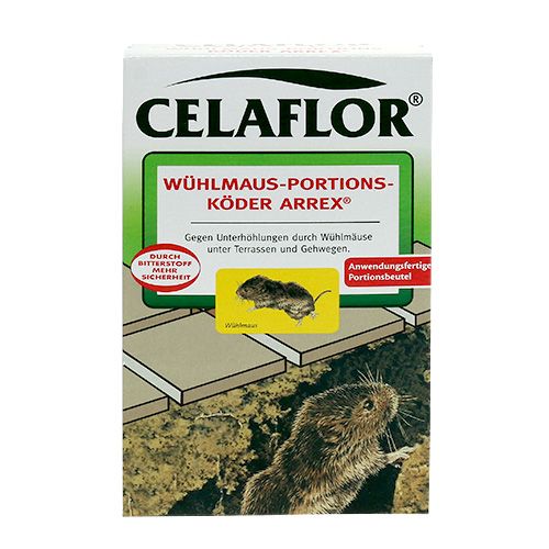Floristik21 Celaflor Wühlmaus-Portionsköder Arrex 150g