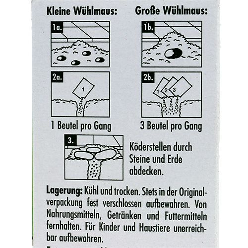 Floristik21 Celaflor Wühlmaus-Portionsköder Arrex 150g