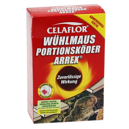 Floristik21 Celaflor Wühlmaus Portionskörder Arrex 200g