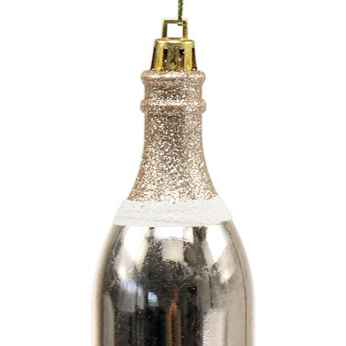 Champagnerflasche zum Hängen Hellgold 10St