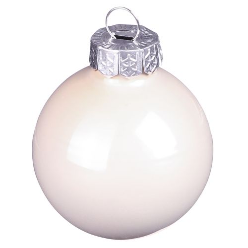 Glas-Christbaumkugeln Berry Mix Ø5cm 24er-Set in Rosa, Beige & Creme | Floristik21.de