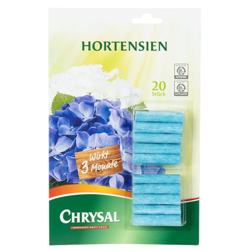 Mineralische Düngestäbchen Chrysal für Hortensien 20 Stück, Sofort- und Langzeitwirkung