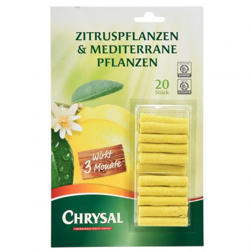 Artikel Chrysal Düngestäbchen Zitruspflanzen & Mediterrane Pflanzen 20St