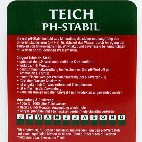 Floristik21 Chrysal Teich pH-Stabil 1000g