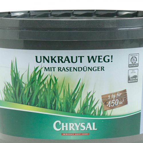Floristik21 Chrysal Unkraut weg mit Rasendünger Unkrautvernichter 3kg