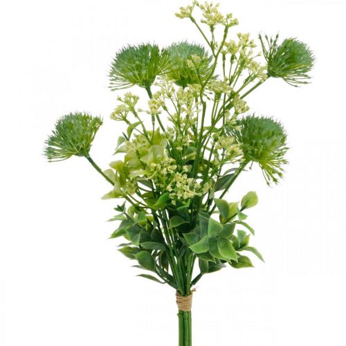 Floristik21 Seidenblumen, Künstlicher Blumenstrauß, Blumendeko mit Disteln 40cm