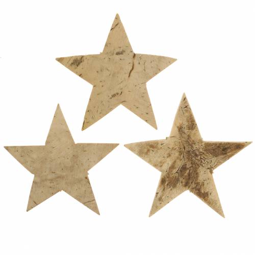 Kokos Stern Natur 5cm 50St Weihnachtsdekoration Tischdekoration