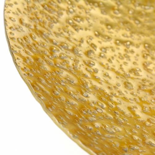 Goldene Dekoschale Metall Ø35/46cm 2er-Set