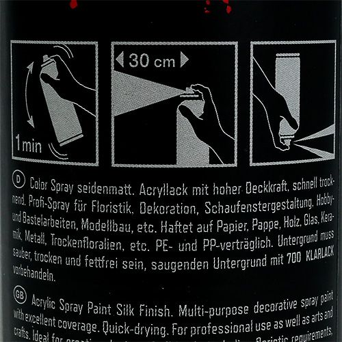Color-Spray Matt Dunkelrot 400ml